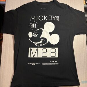 Neff x Disney Mickey Mouse Black T-Shirt Sz L